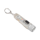 Strong Light Mini Keychain Flashlight Outdoor Portable Super Bright Multifunction LED Flashlight USB Rechargeable Fluorescent Model