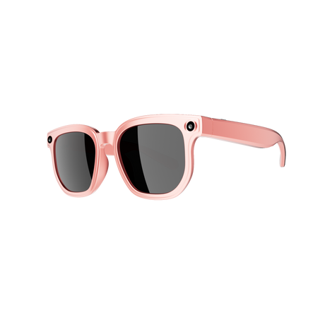 Dth03 AI Smart Sunglasses, UV400 Protection Bluetooth Call Audio Glasses，pink