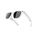 Dth03 AI Smart Sunglasses, UV400 Protection Bluetooth Call Audio Glasses，white