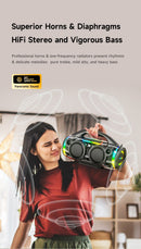 AWEI KA12 60W Outdoor Wireless Bluetooth Speaker,black