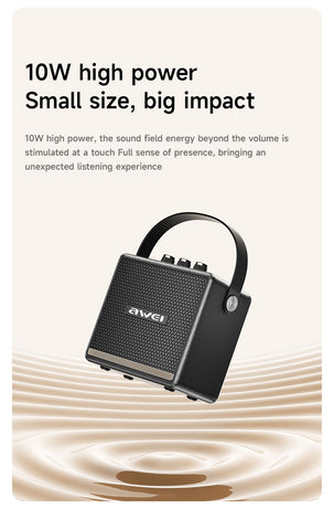 AWEI KA30 Mini Retro Bluetooth Speaker，white