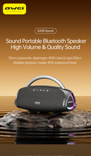 KA38 Wireless Bluetooth Portable Speaker,black