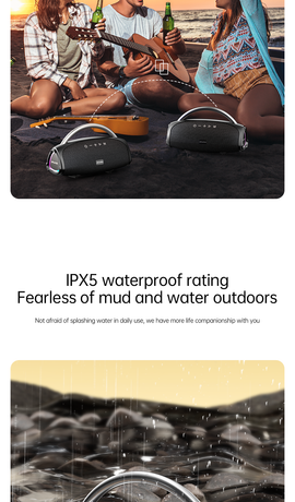 KA38 Wireless Bluetooth Portable Speaker,black