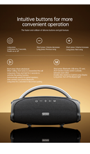 KA38 Wireless Bluetooth Portable Speaker,black