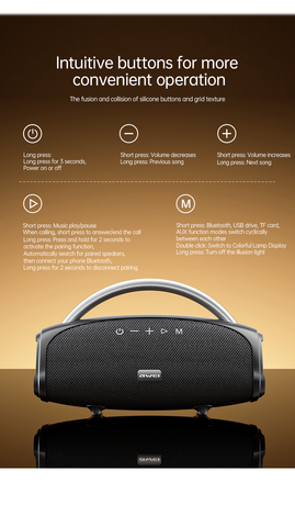 KA38 Wireless Bluetooth Portable Speaker,black