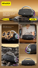 KA38 Wireless Bluetooth Portable Speaker,black