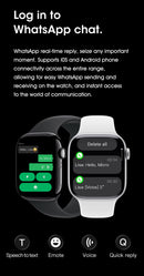 S11 Pro Smart Watch, Bluetooth Calling, Heart Rate & Sleep Monitor, Smartwatch for Men Women，Silver