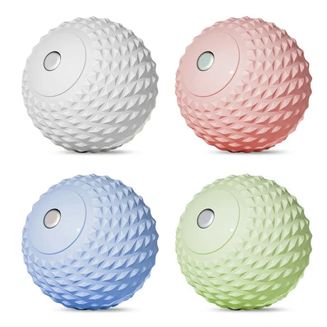 TPE Massage Roller Trigger Point Therapy Hand Hold Meridian Ball Acupoint Massage Myofascial Release for Physical Therapy - Pink