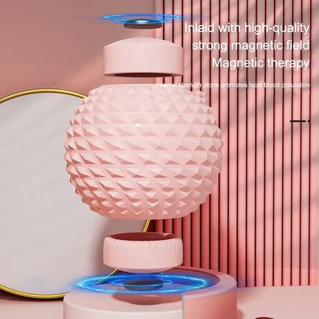 TPE Massage Roller Trigger Point Therapy Hand Hold Meridian Ball Acupoint Massage Myofascial Release for Physical Therapy - Pink