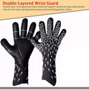 Soccer Goalkeeper Gloves Thickened Breathable Football Gloves Anti-Slip Latex Training Gloves for Teenagers Adults - 10#
