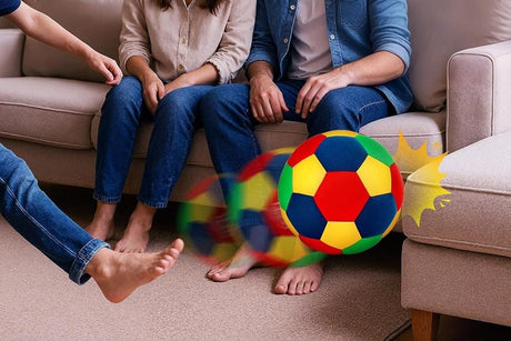 Quiet Indoor Soccer Ball Soft Foam Football for Home Dribbling Training
