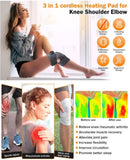 Heating Massage Knee Brace, Three-in-one Knee, Shoulder and Elbow, Portable Wireless Hot Compress Massage, Relieve Joint Pain and Pressure