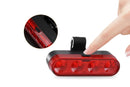 2Pcs Bike Tail Light 4 Modes Bike Rear Light Waterproof Bicycle Taillight-Red
