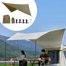 Camping Tarp Tent Tarp Awning Accessories Lightweight Hammock Canopy Rain Awning - Camel