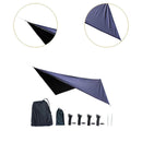 Camping Tarp Tent Tarp Awning Accessories Lightweight Hammock Canopy Rain Awning - Black