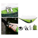 Camping Mosquito-proof Hammock Lightweight Nylon Fabric with Straps Outdoor Hanging Sleeping Bag