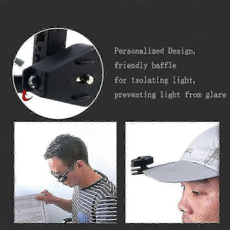 1 Pair Eyewear reading light for camping with LED lamp