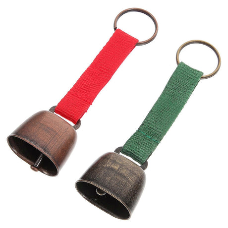 Camping Bear Bell Anti Lost Bell Pendant with 2Pcs for Outdoor Use