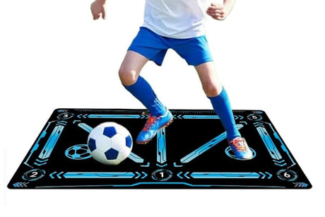 Soccer Training Mat Football Footstep Training Mat Soccer Skills Training Equipment Non Slip Dribble Training Sport Carpet