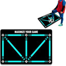 Soccer Training Mat Football Footstep Training Mat Soccer Skills Training Equipment Non Slip Dribble Training Sport Carpet