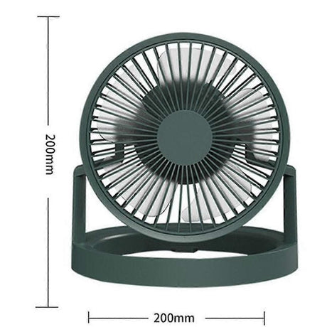 Camping Fan With Led Light,8000mah Outdoor Tent Fan With Light&hook,180 Rotating Fan for Camping