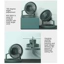 Camping Fan With Led Light,8000mah Outdoor Tent Fan With Light&hook,180 Rotating Fan for Camping