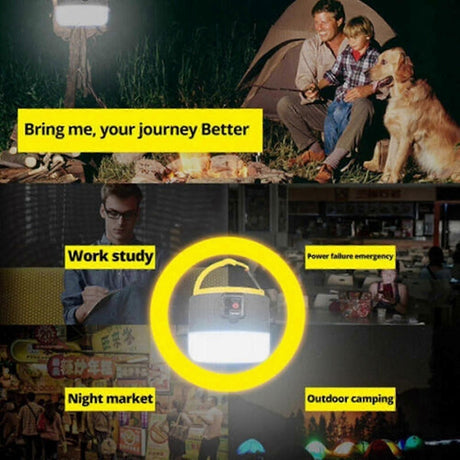 1000w Solar Lantern Usb Rechargeable Outdoor Camping Tent Hiking Led Light Lamp for Outdoor Activities