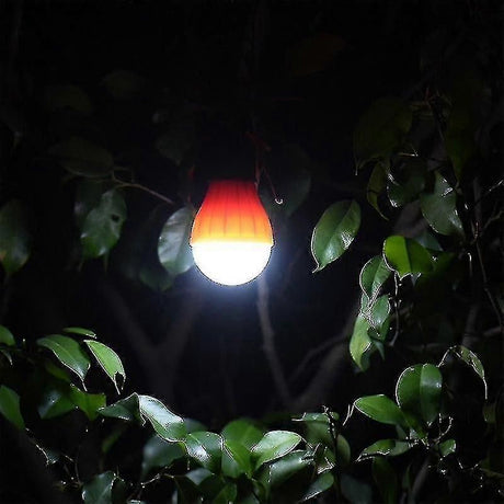 Outdoor Tent Waterproof Spherical Camping Lampyellow