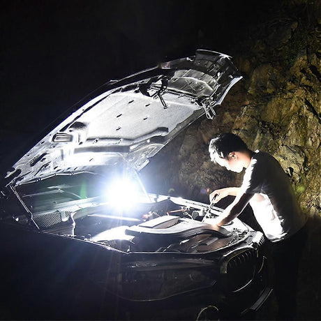 LED Flashlight Torch USB Rechargeable Tent Lights Camping Hiking Car Tools