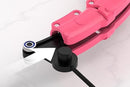 32 Section Weighted Hula Hoop with Massage Rollers - Pink