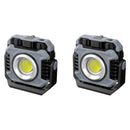2pcs Portable LED Camping Tent Light Rechargeable Searchlight Outdoor Emergency Lighting Waterproof Hanging Night Lamp