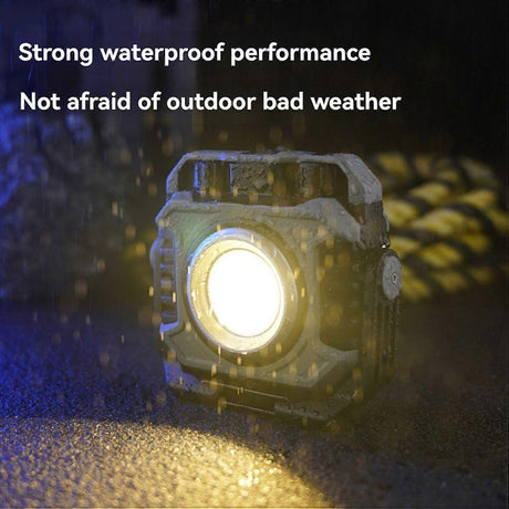 2pcs Portable LED Camping Tent Light Rechargeable Searchlight Outdoor Emergency Lighting Waterproof Hanging Night Lamp
