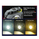 2pcs Portable LED Camping Tent Light Rechargeable Searchlight Outdoor Emergency Lighting Waterproof Hanging Night Lamp