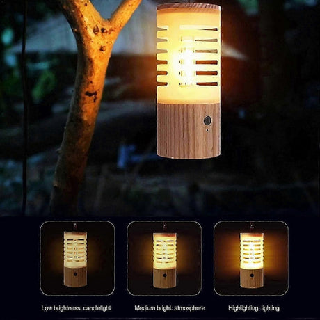 LED Camping Light - Rechargeable Portable LED Tent Light with Built-in Battery