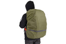 High-Visibility Backpack Rain Cover with Reflective Strip Water-Resistant Outdoor Night Travel Bag Cover -Army Green / M