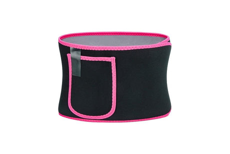 Women Waist Trainer Sweat Band Sport Waist Shaper Belt -Pink