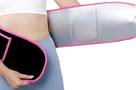 Women Waist Trainer Sweat Band Sport Waist Shaper Belt -Pink