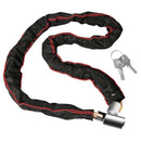 Bicycles Lock Heavy Duty Cycling Locks for Cycle, Motorcycle, Bicycles Locks High Security Bike Chain Lock with 2 Key Multicolor - 105cm