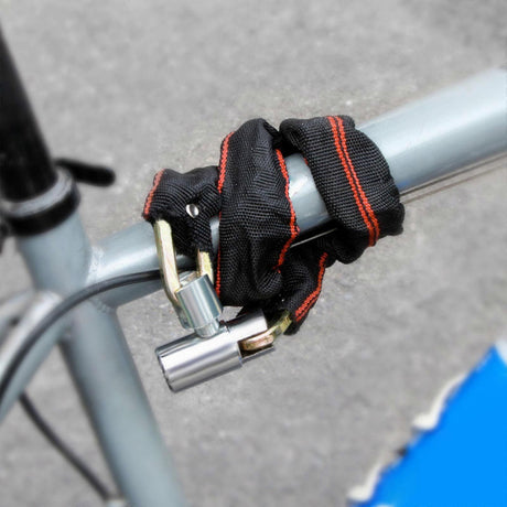 Bicycles Lock Heavy Duty Cycling Locks for Cycle, Motorcycle, Bicycles Locks High Security Bike Chain Lock with 2 Key Multicolor - 125cm