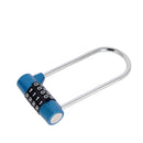 4-Digit Combination Bike U Lock, Keyless Resettable Anti-Theft Security Lock for Bicycle, Motorcycle, Scooter, Gate and Fence
