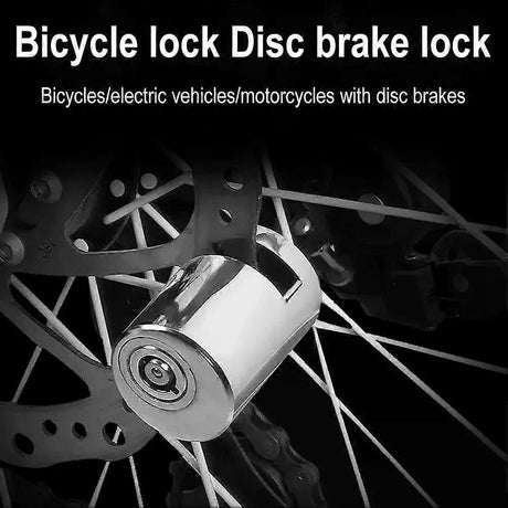 Bicycle Lock Electric Scooter Bicycle Padlock Anti-Theft Electric Scooter Lock For Skateboard Wheels Lock Disc Brake Lock