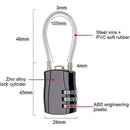 Cable Lock, Retractable Cable Lock, Digital Combination Lock, Bicycle Helmet Lock, Combination Cable Lock, Bicycle Cable Lock, Number Cable Lock, Comb