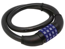 4-Digit Bicycle Lock, 12 mm Steel Cable, Bicycle Security Lock