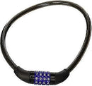 4-Digit Bicycle Lock, 12 mm Steel Cable, Bicycle Security Lock