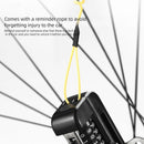 4-Digit Combination Disc Brake Lock, Portable Anti-Theft Security Lock for Motorcycle, Bicycle and Scooter - Red