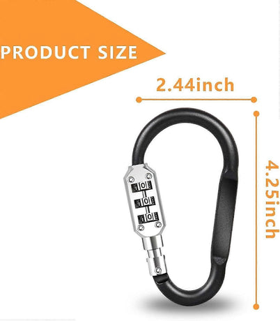 Bike Lock Cable 3 Digit Resettable Combination Cable Lock, Portable Bicycle Code Lock For Outdoor, Small Security Bicycle Lock , For Bike,black
