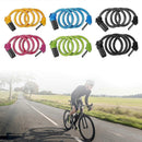 5-Digit Resettable Combination Bike Cable Lock, Self-Coiling Waterproof Anti-Theft Security Lock for Bicycle, Motorcycle, Scooter and Skateboard - Yellow