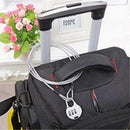 Widely Used Bicycle Lock Double Head Ring Design Anti-theft Security Bicycle Lock Rope for Bike - Gray