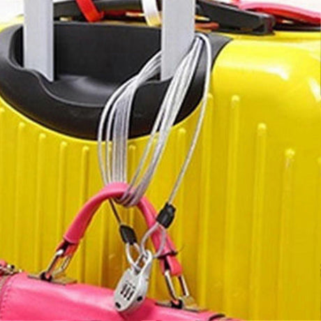Widely Used Bicycle Lock Double Head Ring Design Anti-theft Security Bicycle Lock Rope for Bike - Gray