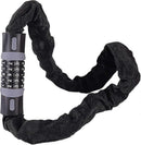 Bike Chain Lock, 5 Digit Combination High Security Bicycle Lock Resettable Heavy Duty Cycling Chain Locks for Bicycle - 1.2m